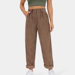NWT HALARA MID RISE BUTTON ZIPPER CORDUROY PANTS
